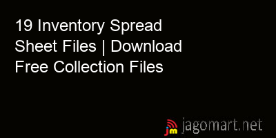 picture 19 Inventory Spread Sheet Files | Download Free Collection Files