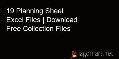 picture 19 Planning Sheet Excel Files | Download Free Collection Files