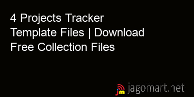 picture 4 Projects Tracker Template Files | Download Free Collection Files