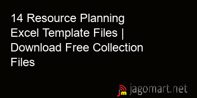 picture 14 Resource Planning Excel Template Files | Download Free Collection Files