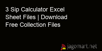 picture 3 Sip Calculator Excel Sheet Files | Download Free Collection Files