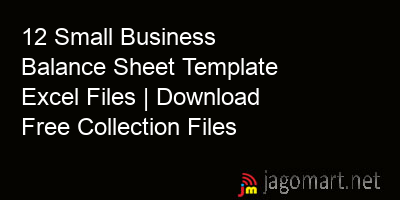 picture 12 Small Business Balance Sheet Template Excel Files | Download Free Collection Files