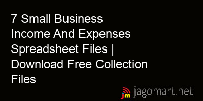 picture 7 Small Business Income And Expenses Spreadsheet Files | Download Free Collection Files