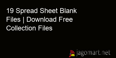 picture 19 Spread Sheet Blank Files | Download Free Collection Files