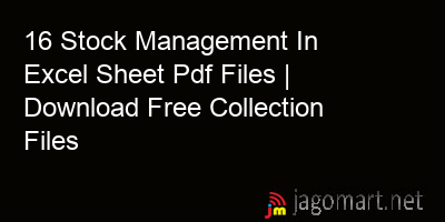 picture 16 Stock Management In Excel Sheet Pdf Files | Download Free Collection Files