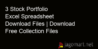 picture 3 Stock Portfolio Excel Spreadsheet Download Files | Download Free Collection Files