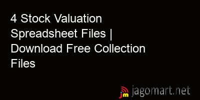picture 4 Stock Valuation Spreadsheet Files | Download Free Collection Files