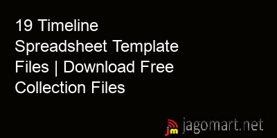 picture 19 Timeline Spreadsheet Template Files | Download Free Collection Files
