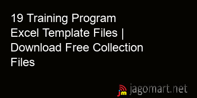 picture 19 Training Program Excel Template Files | Download Free Collection Files