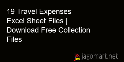 picture 19 Travel Expenses Excel Sheet Files | Download Free Collection Files