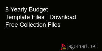 picture 8 Yearly Budget Template Files | Download Free Collection Files