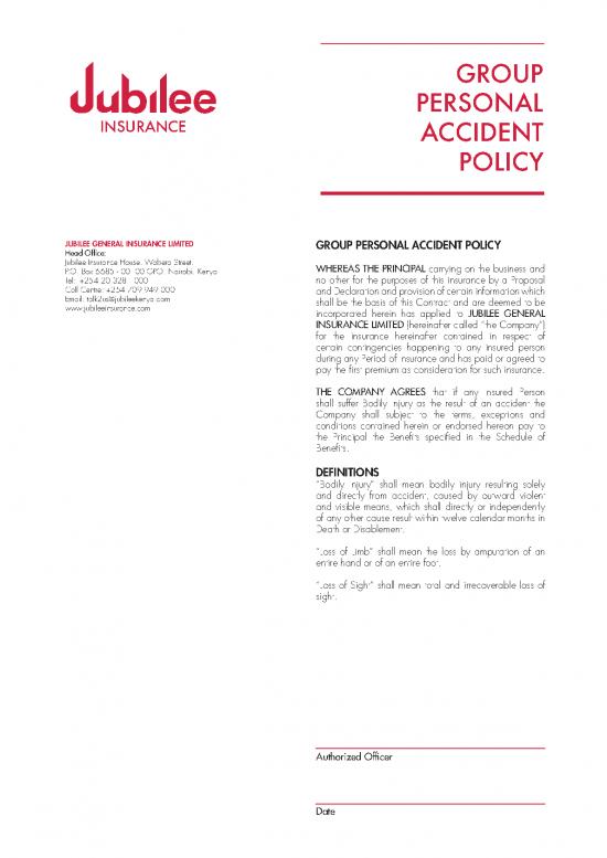 picture Insurance Pdf 44086 | 05 Group Personal Accident Policy New