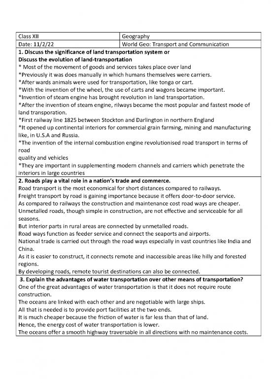 picture1_Transport And Communication Pdf 43492 | 12 Geography
