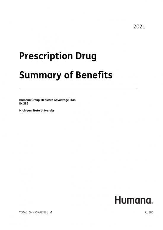 Humana Medicare Drug Formulary 2021 Pdf 44385 Prescriptiondrugguide