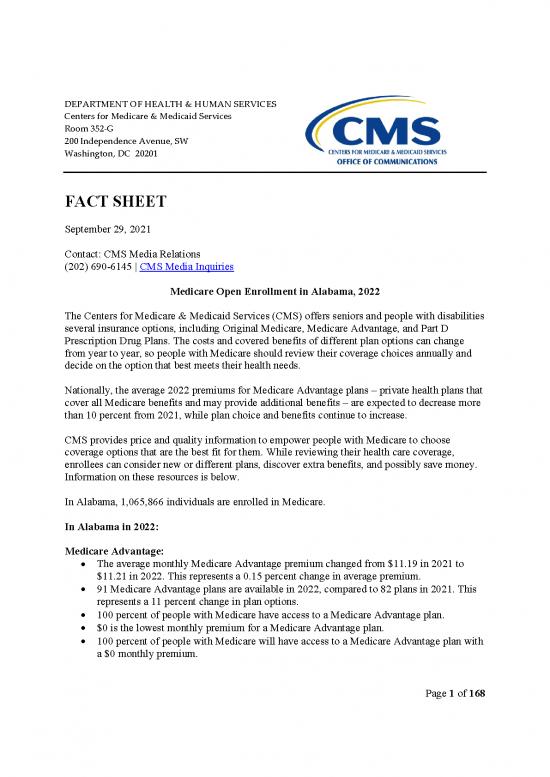 Medicare Pdf 44318 21 State By State Fact Sheets 2022 Medicare