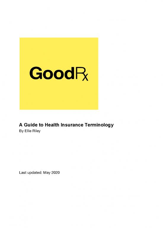 picture Insurance Pdf 43937 | A Guide To Health Insurance Terminology May2020