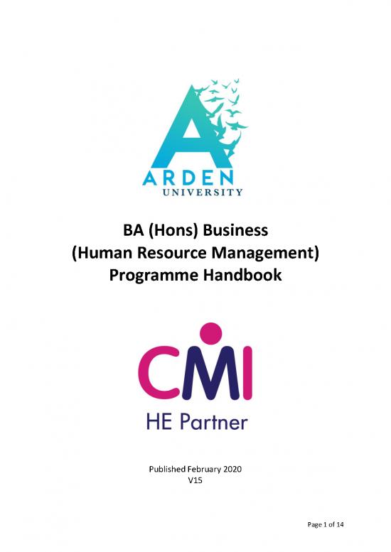 picture1_Human Resource Management Pdf 43858 | Ba (hons) Business (human Resource Management)