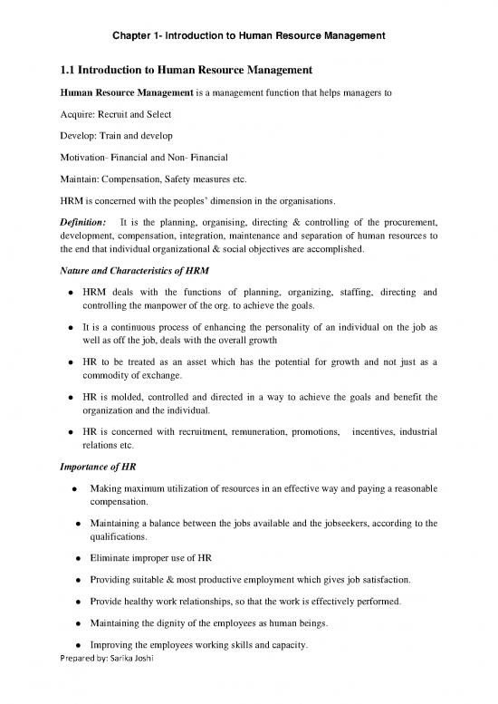 picture1_Human Resource Management Pdf 43755 | Bsc Hs Sem Vi Hs405 Human Resource Management Chapter 1 Introduction To Hrm