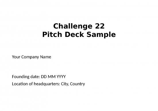 picture Startup Powerpoint Template 42984 | C22 Pitch Deck Template