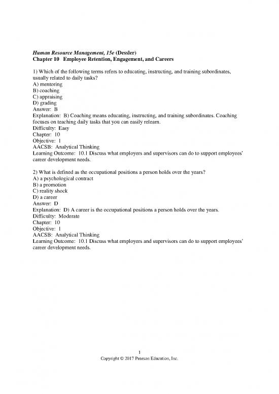 picture Human Resource Management Pdf 43765 | Chapter 10