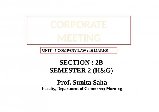 picture_Ppt On Small Business 43015 | Company Law  Corporate Meeting 2nd Sem By Ss Sunita Saha