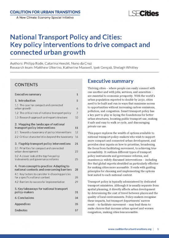 picture Transport Policy Pdf 43481 | Cut2019 Transport Paper Final For Web