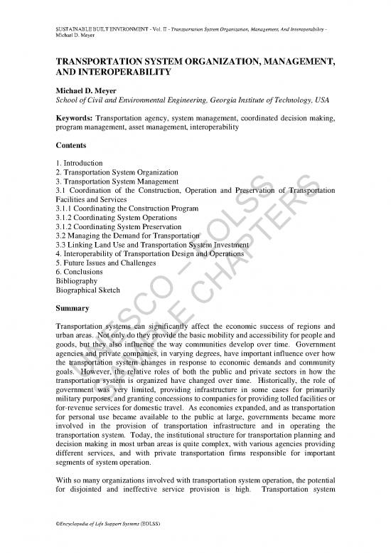 picture Transportation System Management Pdf 43594 | E1 32 08 03