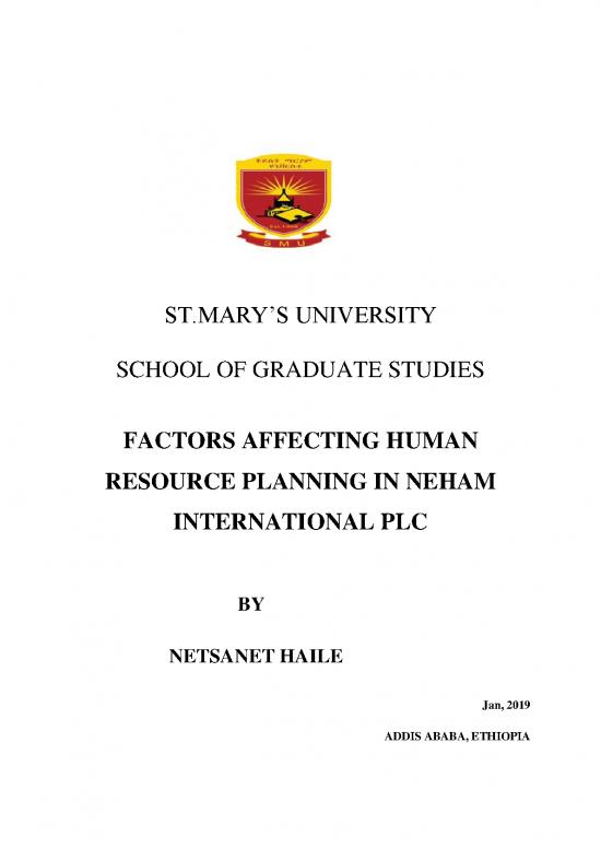 picture Human Resource Planning Pdf 43743 | Final 2 Netsanet Thesis Draft
