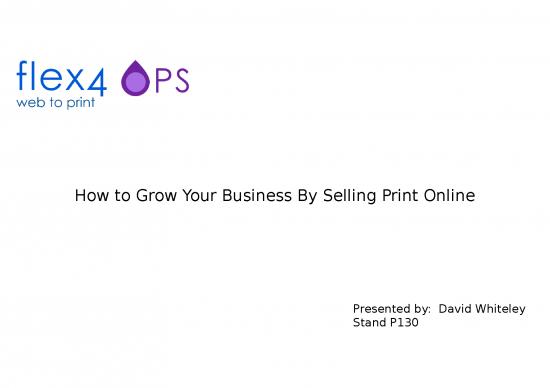 picture Marketing Ppt 42968 | Flex4 Print Ecommerce Seminar