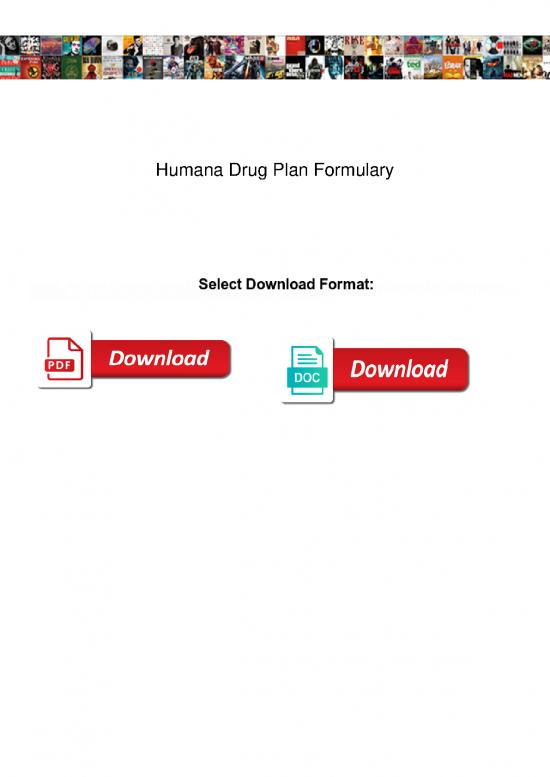 Medicare Drug Formulary 2021 Pdf 44168 Humana Drug Plan Formulary