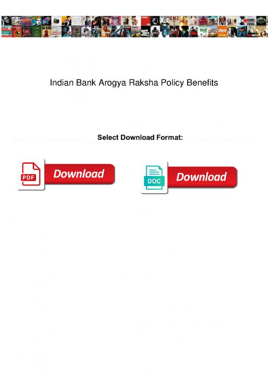 picture Arogya Raksha Policy Pdf 44275 | Indian Bank Arogya Raksha Policy Benefits