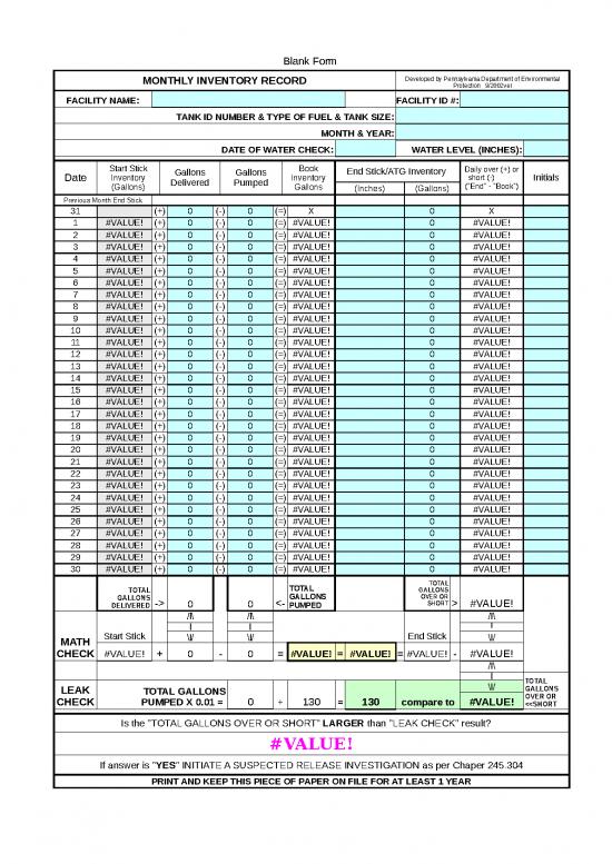picture_Printable Inventory Form 43099 | Invctrlform
