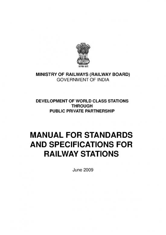 picture Railway Standards Pdf 43506 | Manual For Wcs (vol 1  Main Report)