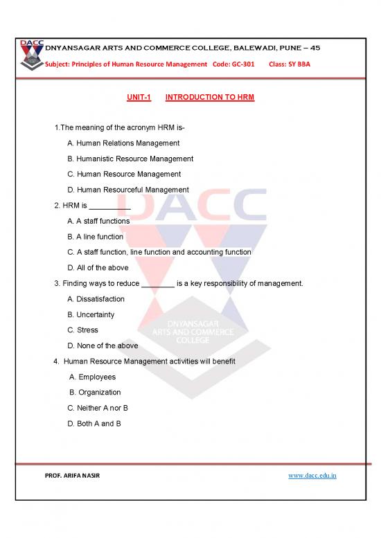 picture1_Human Resource Management Pdf 43859 | Mcq Gc 301 Sy Bba