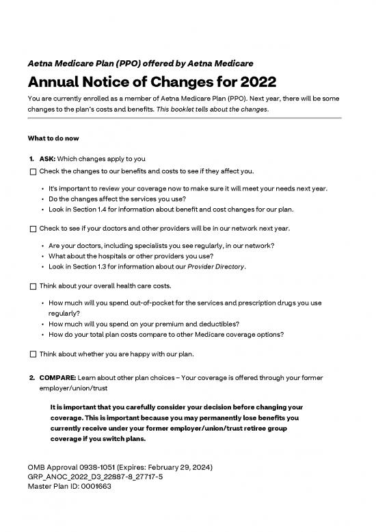 picture Medicare And You 2022 Pdf 43993 | Medicare Eligible Retiree Aetna Ppo Esa Annual Notice Of Change 2022