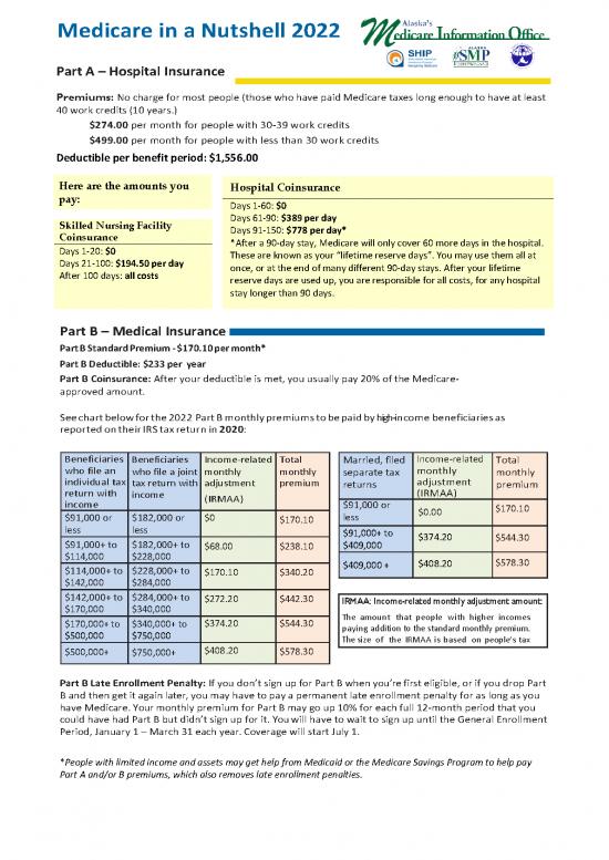 Medicare Benefit Policy Manual 2022