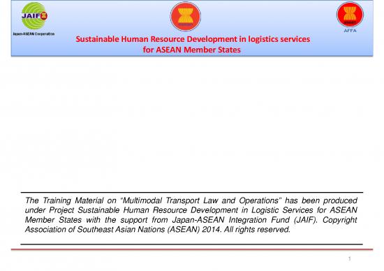 picture1_Transport And Logistics Pdf 43551 | Multimodal All Chapters Asean Disclaimer