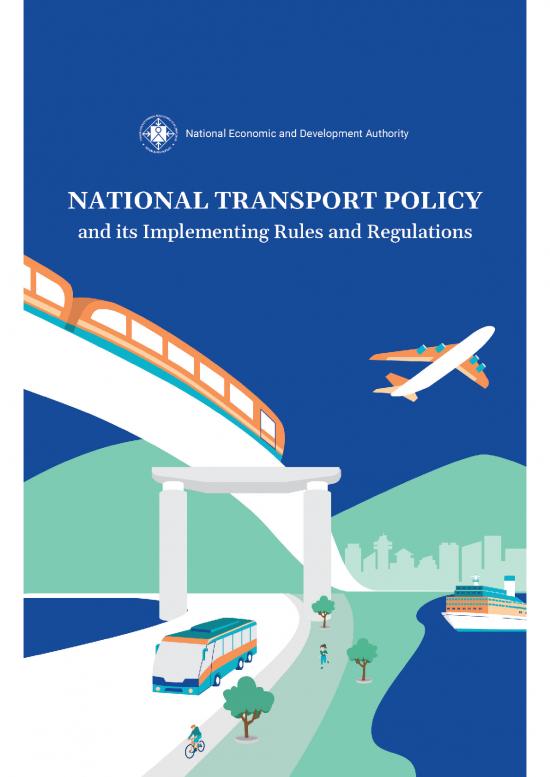 picture Transport Policy Pdf 43479 | Ntp Irr Final