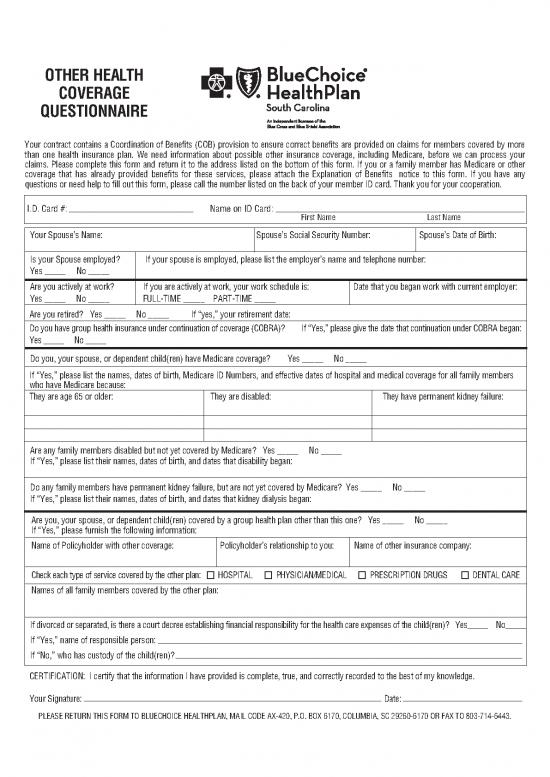 picture1_Insurance Pdf 44281 | Other Health Questionnaire 1