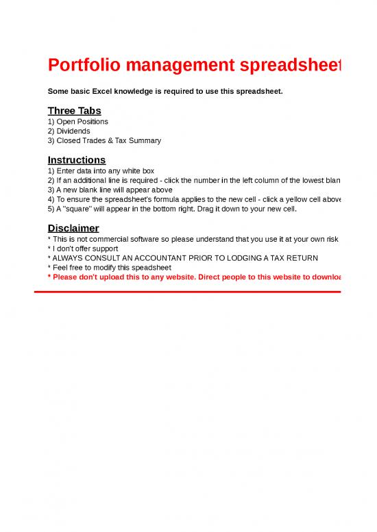 picture Xls Formula 43188 | Portfolio Management Software V0