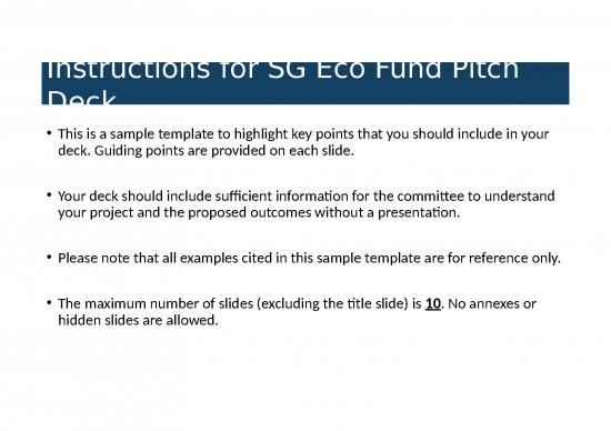picture Timeline Spreadsheet 42941 | Sg Eco Fund Pitch Deck Template