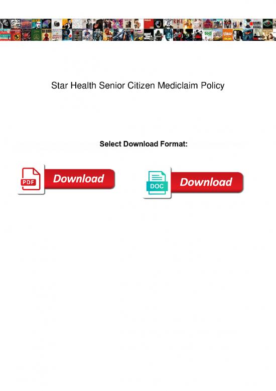 picture_Insurance Pdf 44185 | Star Health Senior Citizen Mediclaim Policy