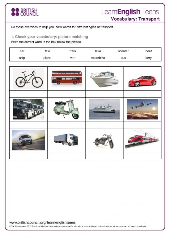 picture1_Car Engine Pdf 43460 | Transport   Exercises