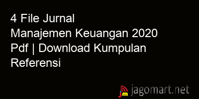 picture 4 File Jurnal Manajemen Keuangan 2020 Pdf | Download Kumpulan Referensi