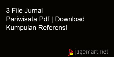 picture 3 File Jurnal Pariwisata Pdf | Download Kumpulan Referensi