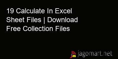 picture 19 Calculate In Excel Sheet Files | Download Free Collection Files