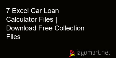 picture 7 Excel Car Loan Calculator Files | Download Free Collection Files