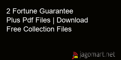picture 2 Fortune Guarantee Plus Pdf Files | Download Free Collection Files