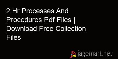 picture 2 Hr Processes And Procedures Pdf Files | Download Free Collection Files