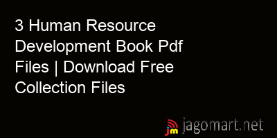 picture 3 Human Resource Development Book Pdf Files | Download Free Collection Files